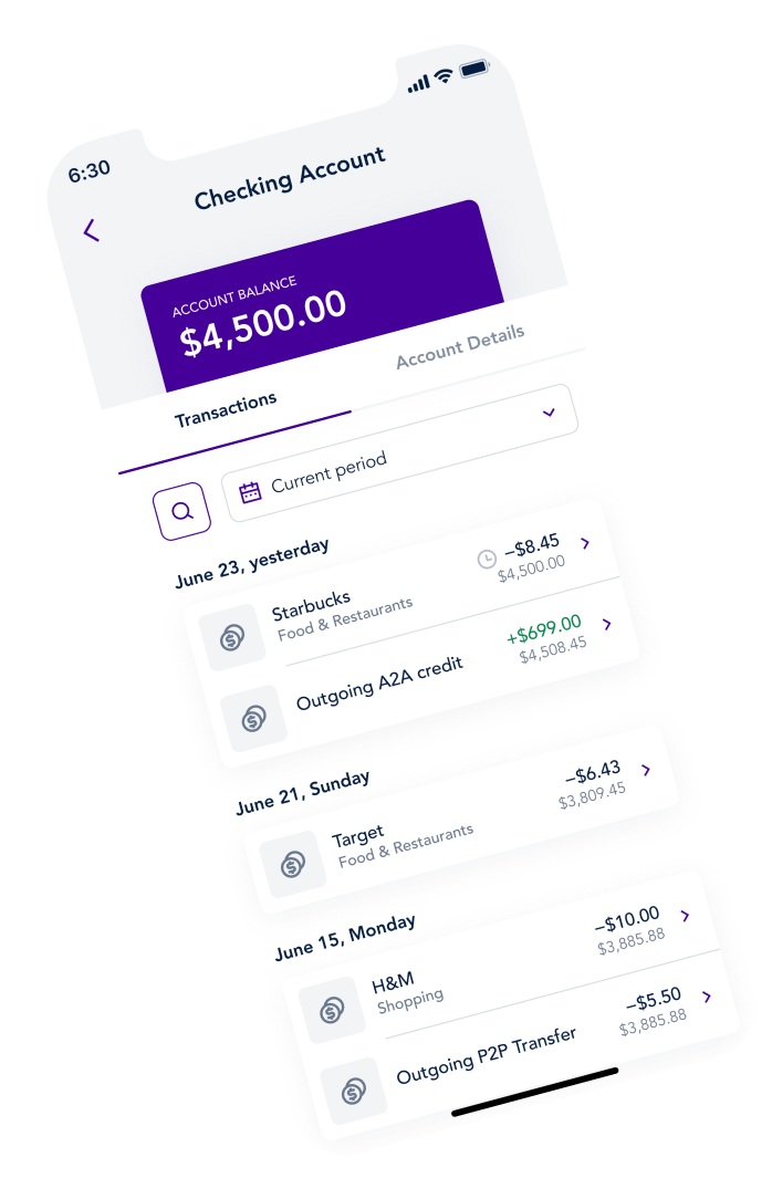 Checking Account - iPhone